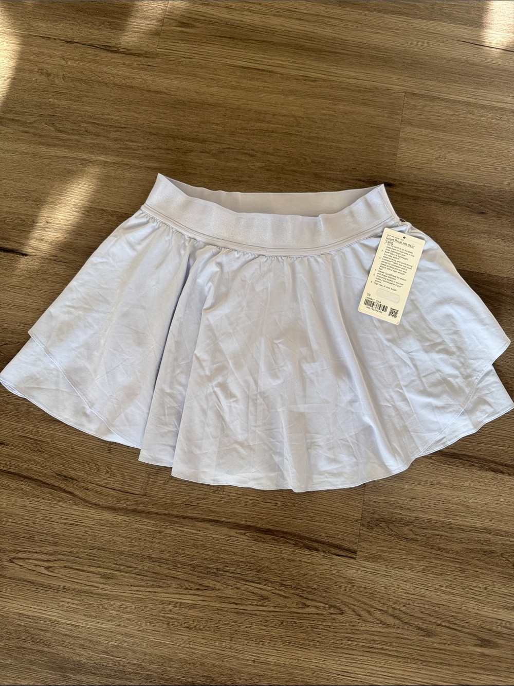 lululemon athletica Pale Blue Circle Skirt with Elastic Waistband